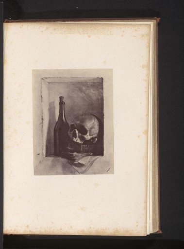 Photographic reproduction of Skull by Antoine Wiertz
