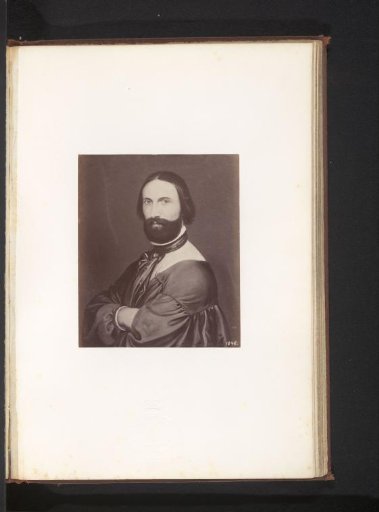 Photographic reproduction of a Self-Portrait by Antoine Wiertz