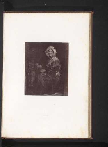 Photographic reproduction of The Artist's Mother by Antoine Wiertz