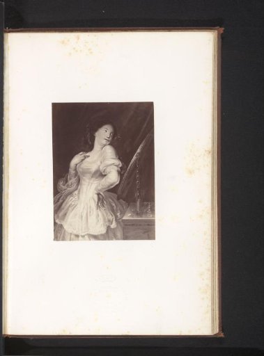 Photographic reproduction of The Coquette, Dressed by Antoine Wiertz