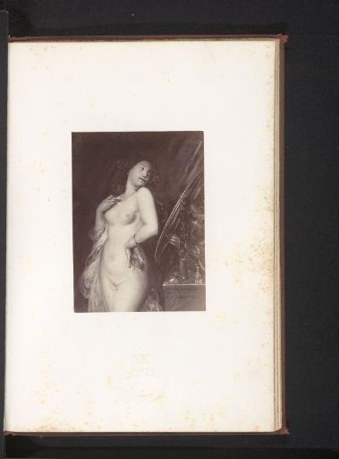 Photographic reproduction of The Coquette, Undressed by Antoine Wiertz