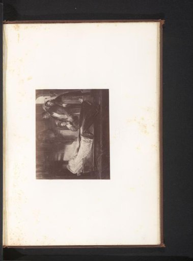 Photographic reproduction of Letizia Bonaparte on Her Deathbed by Antoine Wiertz