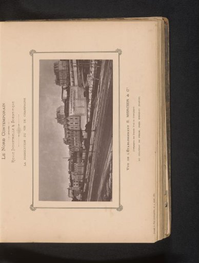 View of the Mercier champagne bottling plant