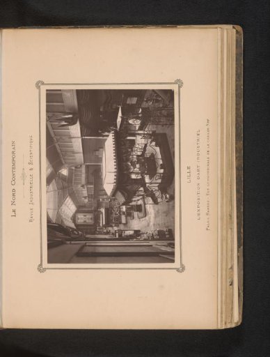 Interior of the Palais Rameau with an exhibition