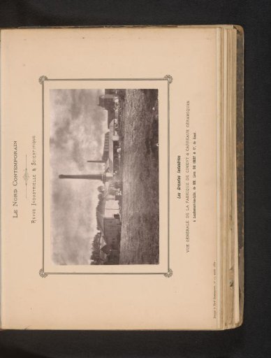View of the cement factory in Lille
