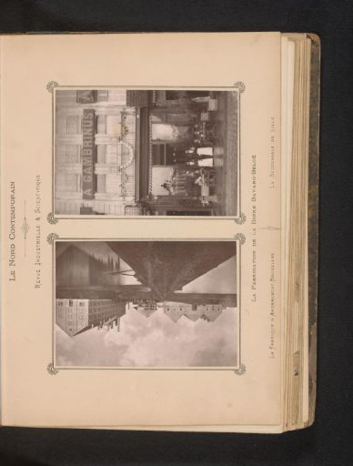 View of a branch of the Bavaro-Belge Brewery in Lille