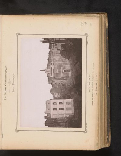 View of the Rue Thiers and the bathhouse in the new part of Lille