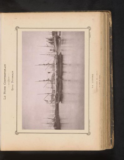 View of La Lionne at Calais, a French gunboat