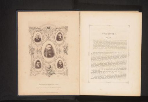 Portraits of Lodewijk Adriaan Herman, H.J. Kremer, Maurits Snellen, J.M. Ruijs and H. Ekama