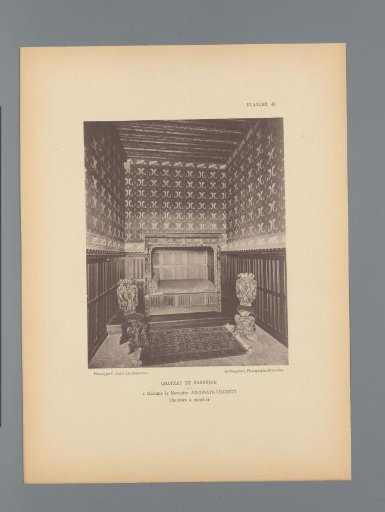 View of a Bedroom in Gaasbeek Castle, Belgium