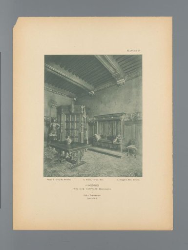 View of a Renaissance Hall in the Hotel of Paul Raepsaet in Oudenaarde, Belgium