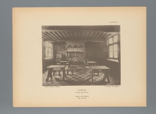 View of the Officers' Mess in a Barracks in Oudenaarde, Belgium