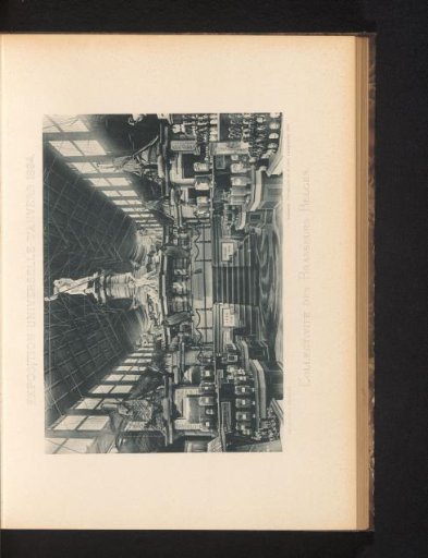 View of the section of the Belgian breweries at the World Exhibition of Antwerp in 1894