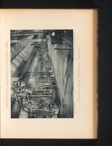 View of a display of the Société Anonyme John Cockerill from Seraing at the World Exhibition of Antwerp in 1894