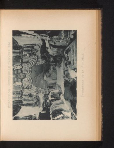 View of furs from Norway at the World's Fair of Antwerp in 1894