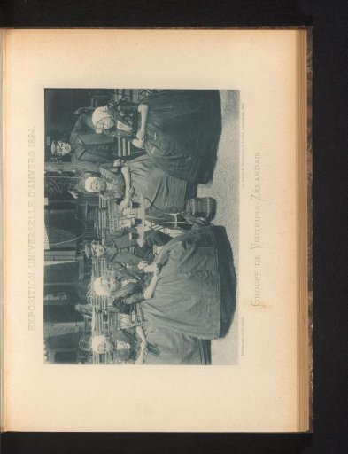 Group of visitors from Zeeland at the World's Fair of Antwerp in 1894