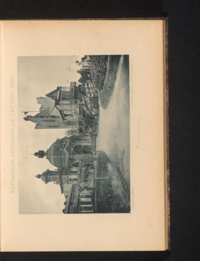 View of a house at the World Exhibition of Antwerp in 1894