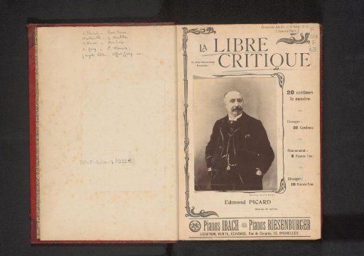 Portrait of Edmond Picard