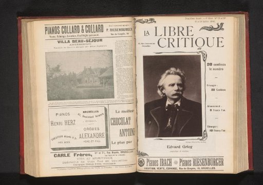 Portrait of Edvard Grieg