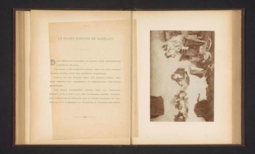 Photographic reproduction of a painting of the quarter of Rabelais by Willem Linnig (II)