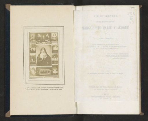 Scenes from the life of Margaretha-Maria Alacoque