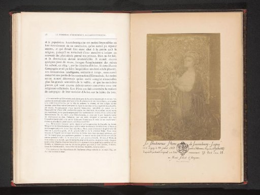 Photographic reproduction of a painting by Cardinal Pierre de Luxembourg
