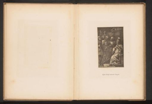 Reproduction of Christ before Caiaphas by Albrecht Dürer