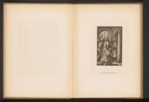 Reproduction of Christ Before Pontius Pilate by Albrecht Dürer