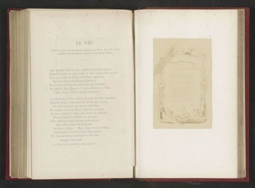 Ornamented with a tent, an open book, and presumably a prayer stool