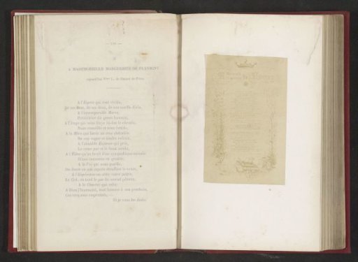 Verso Decorated with a Crown, Books, and Flowers
