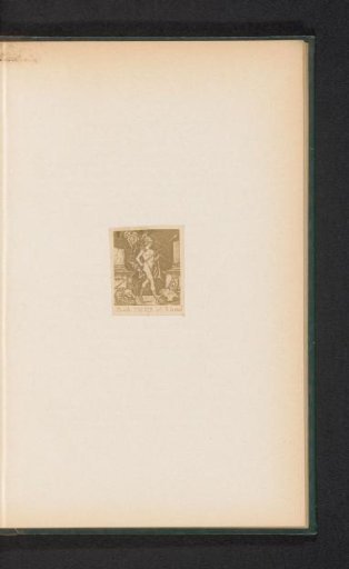 Photographic reproduction of a print of a warrior with a trophy