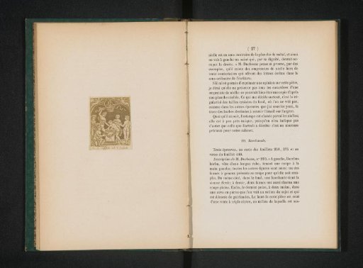 Photographic reproduction of a print of a bacchanal