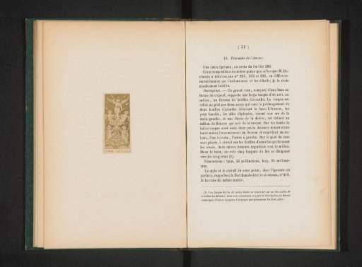 Photographic reproduction of a print of the triumph of love