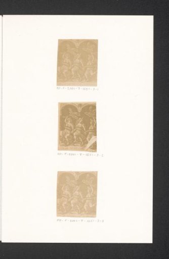 Photographic reproduction of a print of three dancing women