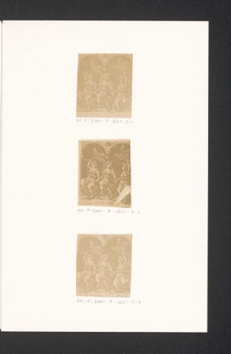 Photographic reproduction of a print of three dancing women