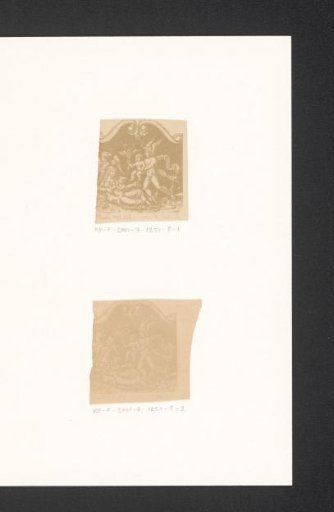 Photographic reproduction of a print of Mercury giving the child Bacchus to the nymphs of Nysa