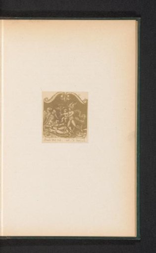 Photographic reproduction of a print of Mercury giving the child Bacchus to the nymphs of Nysa