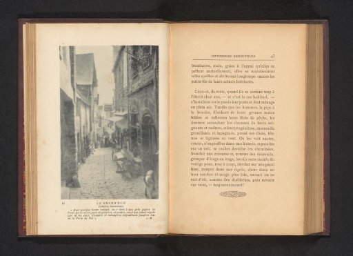 View of the Grande Rue at Mont Saint-Michel