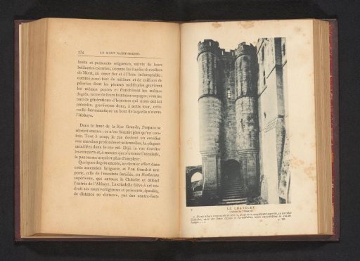 Entrance to the abbey at Mont Saint-Michel