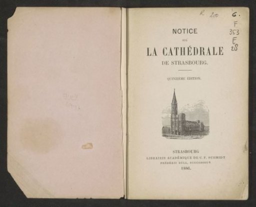 Notice on the cathedral of Strasbourg