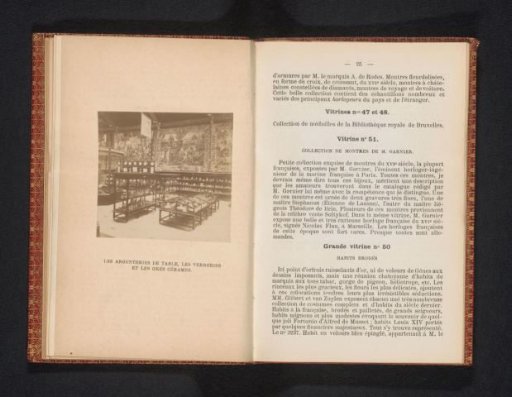 Collection of Tableware, Glassware, and Porcelain at the Retrospective Exhibition of Industrial Art in Brussels in 1888