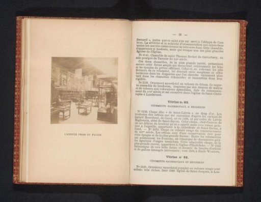 View of a Hall in the Annex of the Retrospective Exhibition of Industrial Art in Brussels in 1888