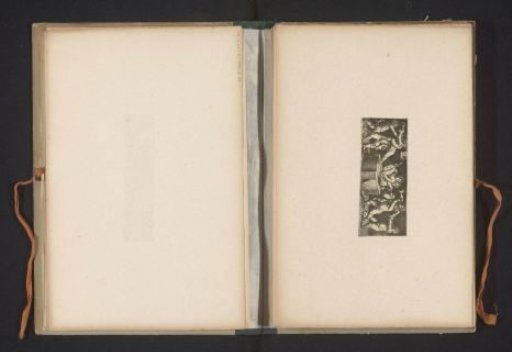 Reproduction of a print of cupids around a well, by Heinrich Aldegrever