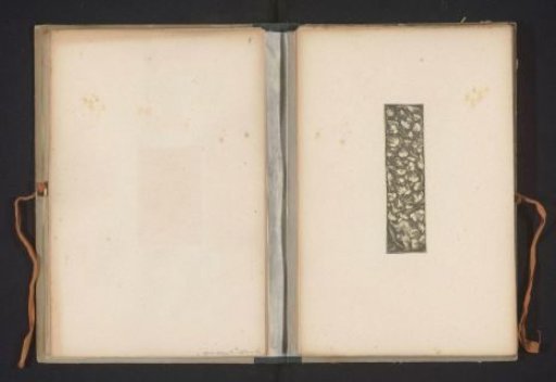 Reproduction of a print of leafy scrolls, probably by Heinrich Aldegrever