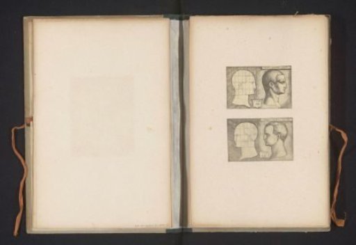 Reproduction of a print of a human head by Hans Sebald Beham