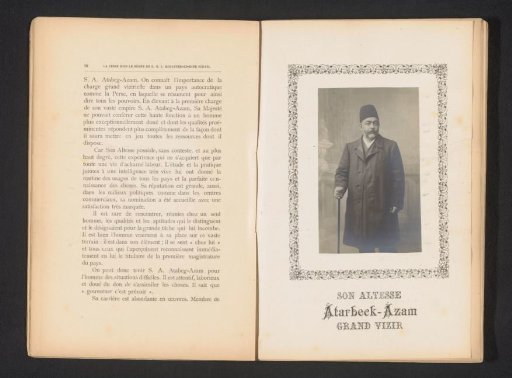 Portrait of the Grand Vizier of Shah Mozaffer ed-Din Qajar