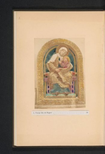 Relief of Mary with child