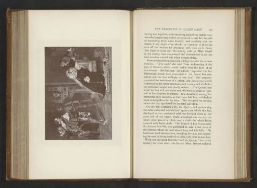 The death warrant, Mary queen of Scots
