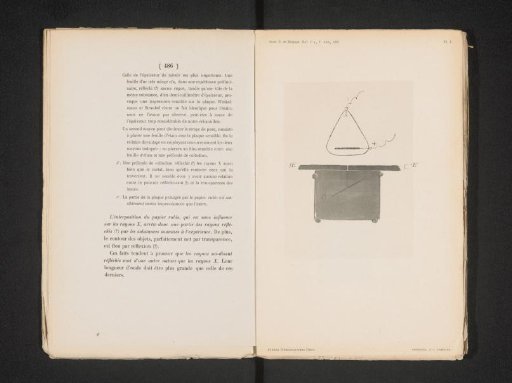 Reproduction of a design for the refraction of light rays