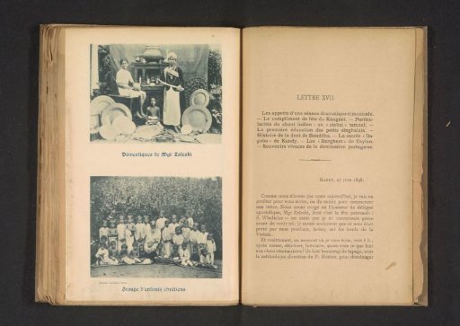 Portrait of a group of unknown Christian children and their guardian